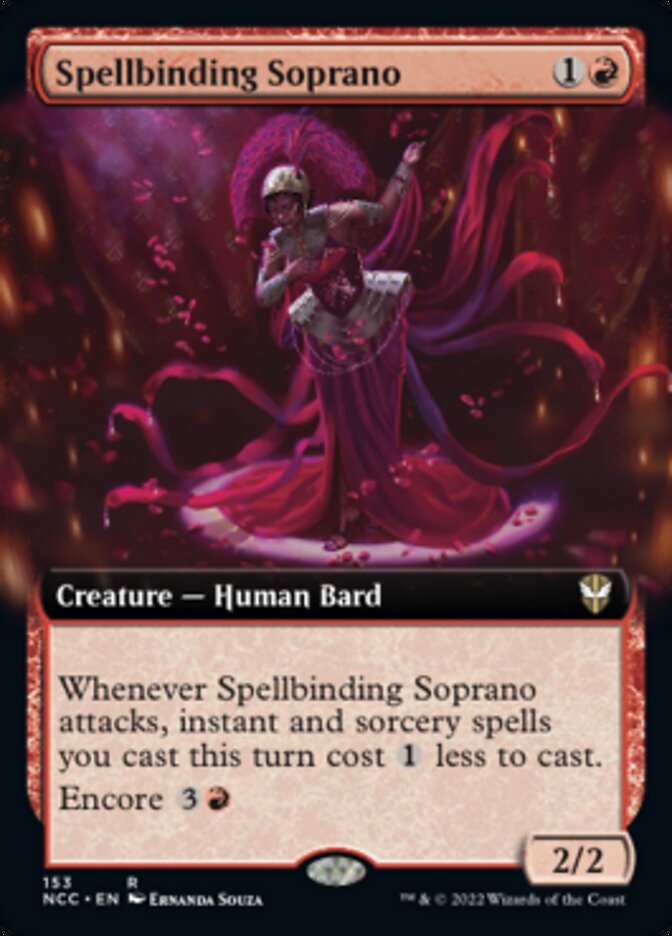 Spellbinding Soprano (Extended Art) [Streets of New Capenna Commander] | GrognardGamesBatavia