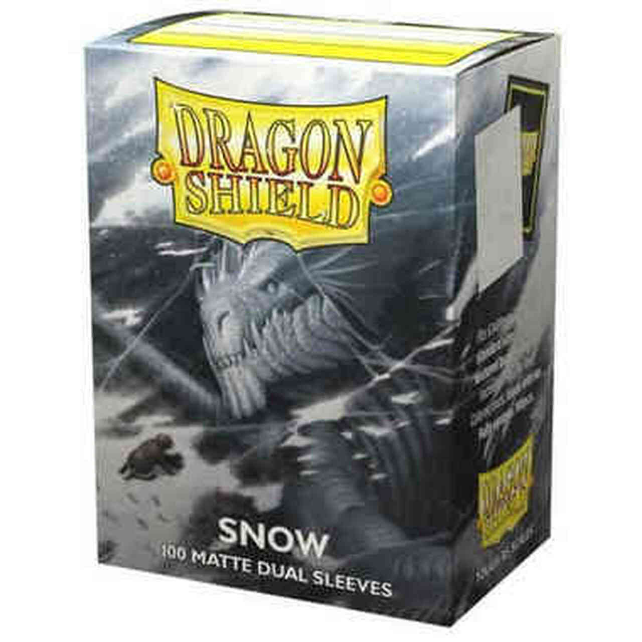 Dragon Shields Dual Matte Snow | GrognardGamesBatavia