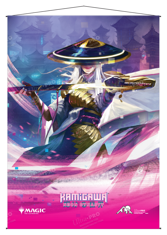 Kamigawa Neon Dynasty The Wandering Emperor Wall Scroll for Magic: The Gathering | GrognardGamesBatavia
