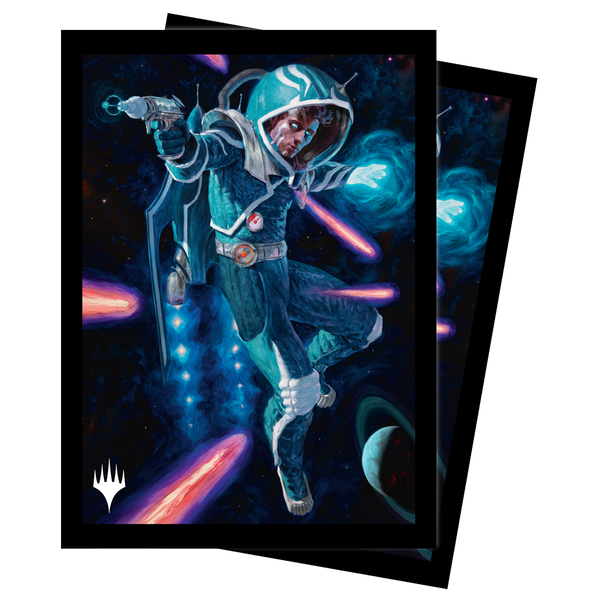 Unfinity Space Beleren Standard Deck Protector Sleeves (100ct) for Magic: The Gathering | GrognardGamesBatavia