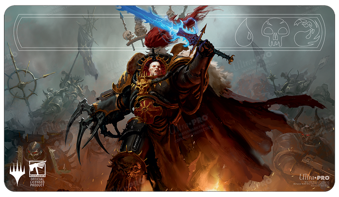 Warhammer 40K Commander Abaddon the Despoiler Standard Gaming Playmat for Magic: The Gathering | GrognardGamesBatavia