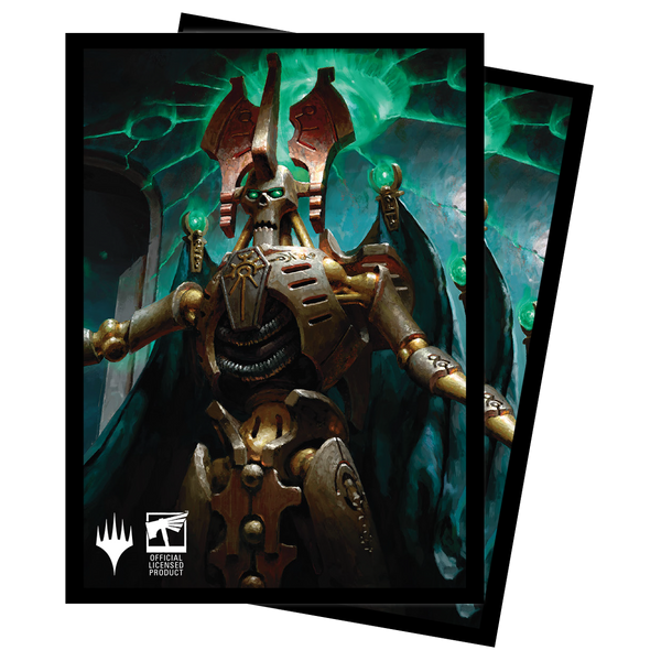 Warhammer 40K Commander Szarekh, the Silent King Standard Deck Protector Sleeves (100ct) for Magic: The Gathering | GrognardGamesBatavia