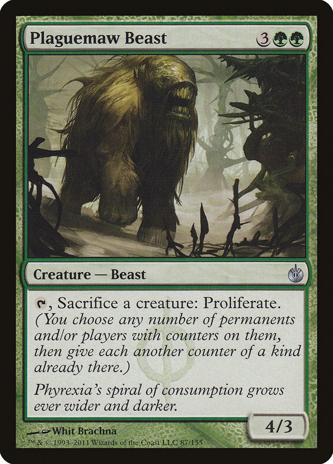 Plaguemaw Beast [Mirrodin Besieged] | GrognardGamesBatavia