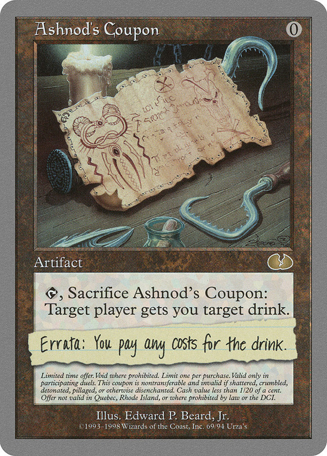 Ashnod's Coupon [Unglued] | GrognardGamesBatavia