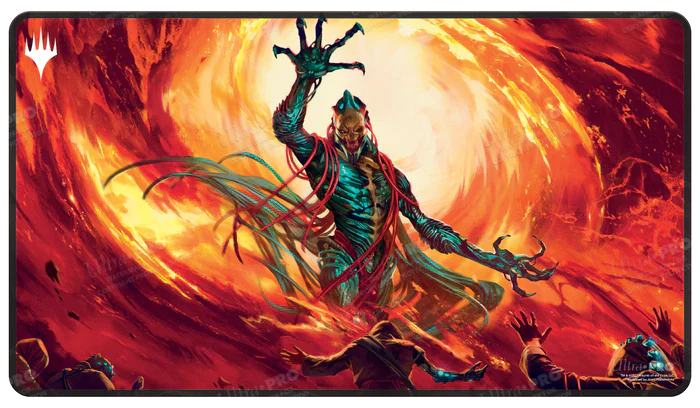 Ultra Pro Magic Playmat - The Brothers' War Gix, Yawgmoth Praetor Stitched | GrognardGamesBatavia