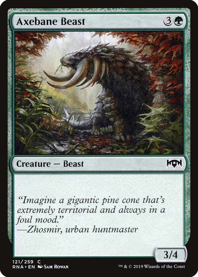 Axebane Beast [Ravnica Allegiance] | GrognardGamesBatavia