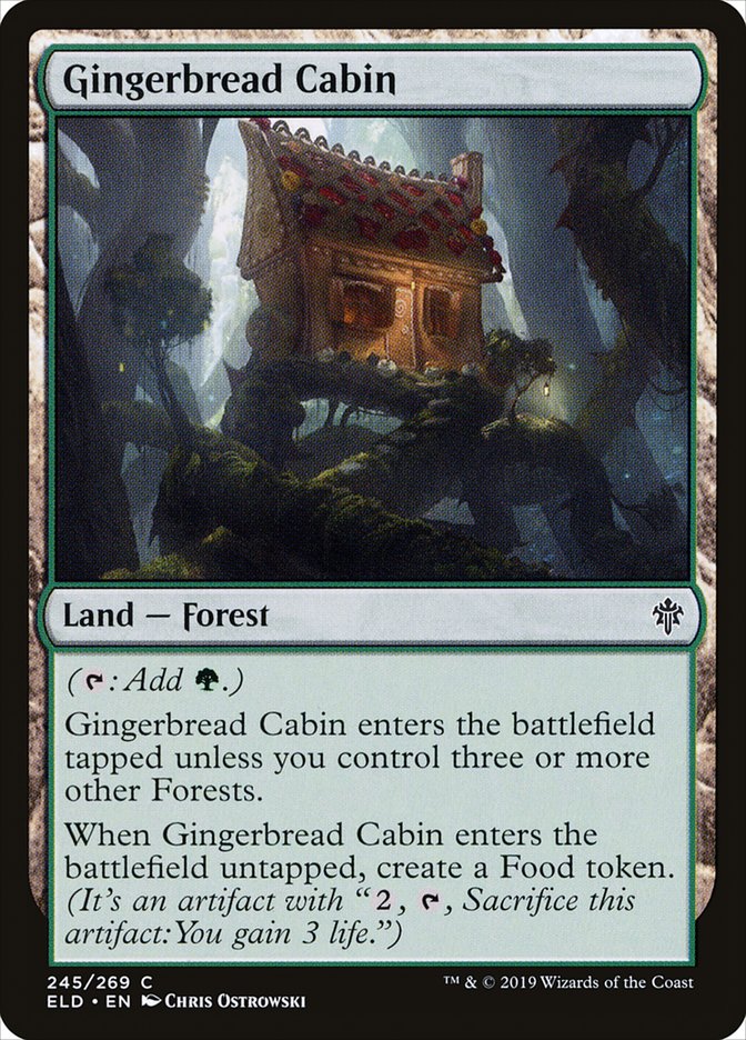 Gingerbread Cabin [Throne of Eldraine] | GrognardGamesBatavia