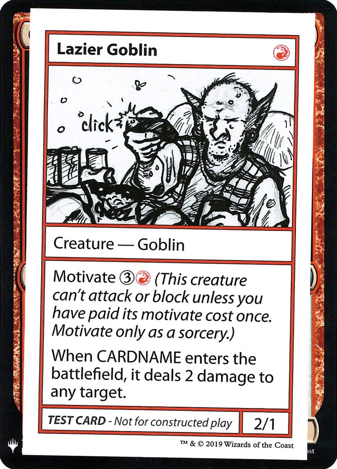 Lazier Goblin [Mystery Booster Playtest Cards] | GrognardGamesBatavia