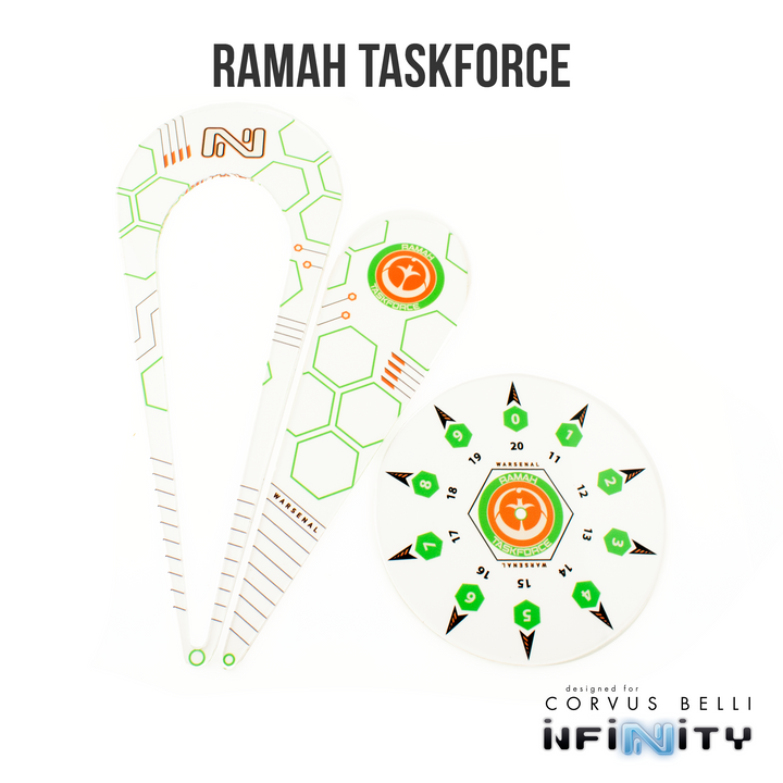 Infinity Warsenal Template Set: Ramah Task Force | GrognardGamesBatavia