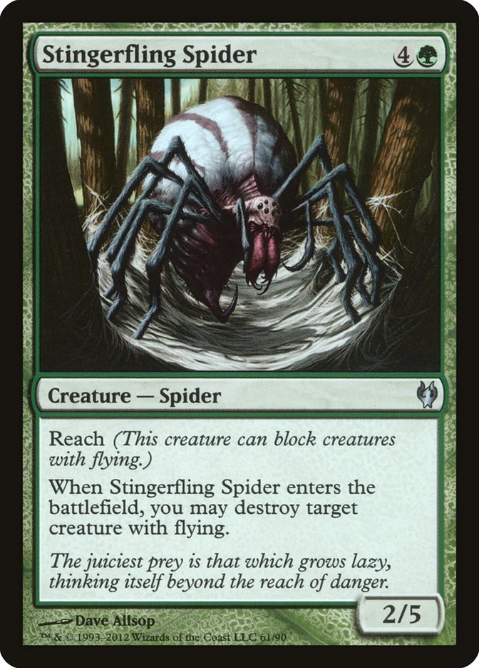 Stingerfling Spider [Duel Decks: Izzet vs. Golgari] | GrognardGamesBatavia