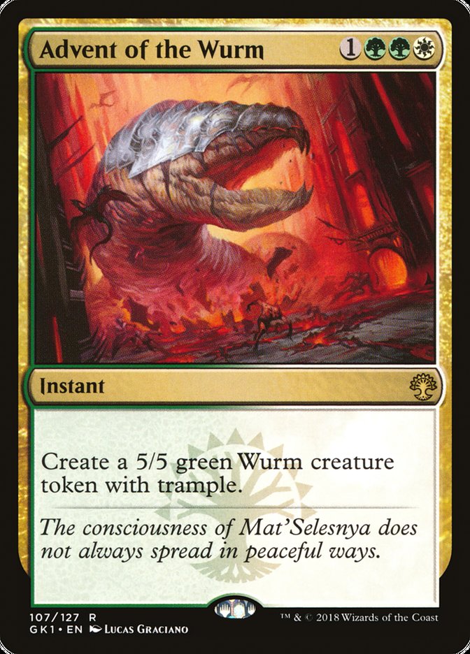 Advent of the Wurm [Guilds of Ravnica Guild Kit] | GrognardGamesBatavia