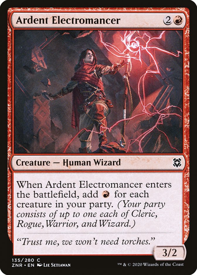 Ardent Electromancer [Zendikar Rising] | GrognardGamesBatavia