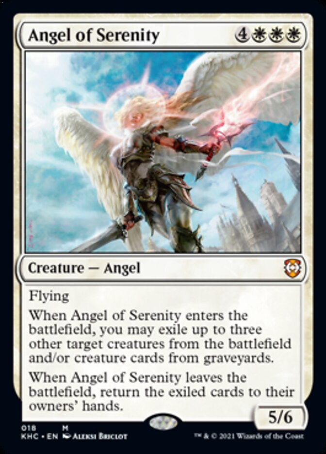 Angel of Serenity [Kaldheim Commander] | GrognardGamesBatavia