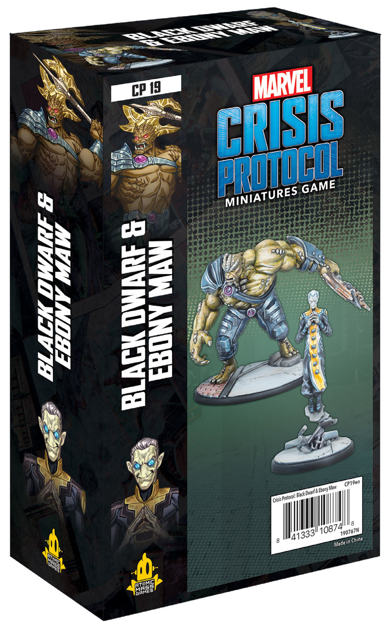 CP 19 Marvel Crisis Protocol: Black Dwarf and Ebony Maw | GrognardGamesBatavia