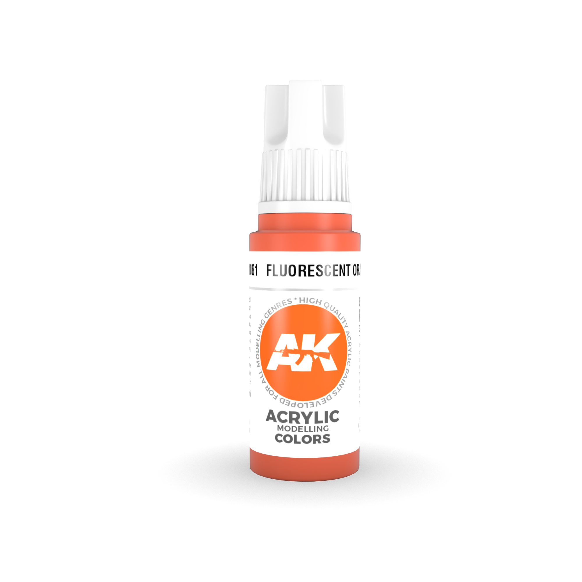 AK Acrylic Colors Flourescent Orange | GrognardGamesBatavia