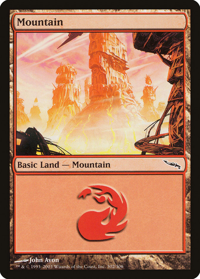 Mountain (302) [Mirrodin] | GrognardGamesBatavia