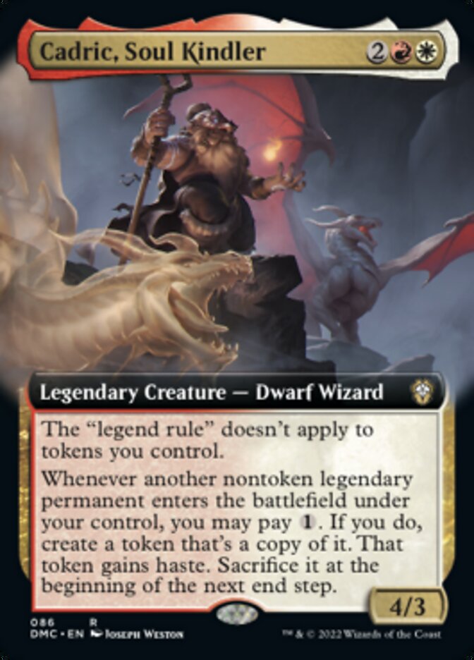 Cadric, Soul Kindler (Extended Art) [Dominaria United Commander] | GrognardGamesBatavia