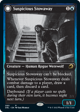 Suspicious Stowaway // Seafaring Werewolf [Innistrad: Double Feature] | GrognardGamesBatavia