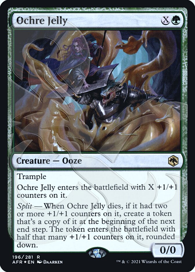 Ochre Jelly (Ampersand Promo) [Dungeons & Dragons: Adventures in the Forgotten Realms Promos] | GrognardGamesBatavia