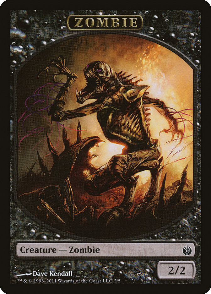 Zombie Token [Mirrodin Besieged Tokens] | GrognardGamesBatavia