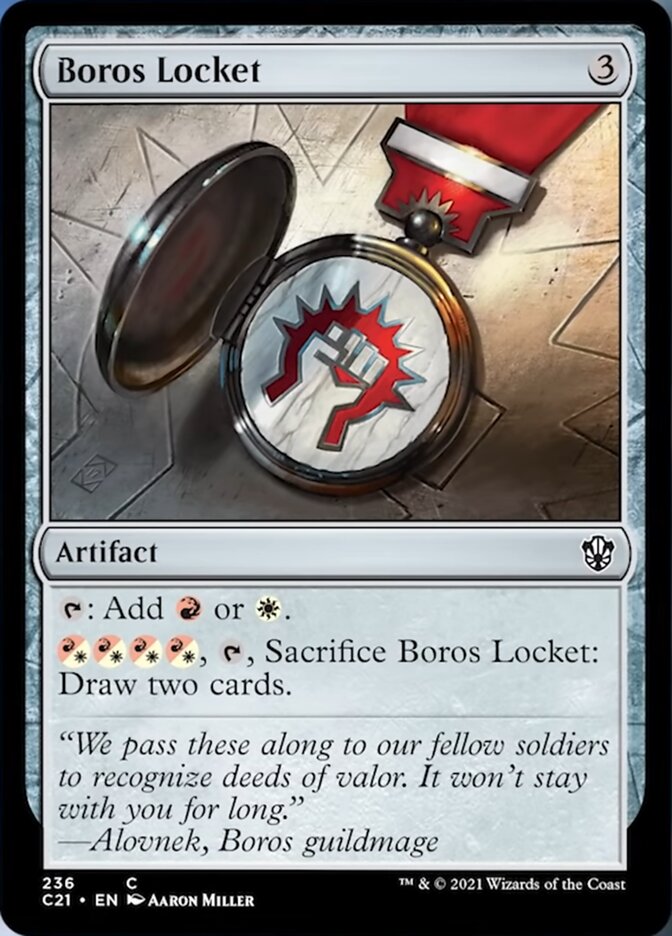 Boros Locket [Commander 2021] | GrognardGamesBatavia