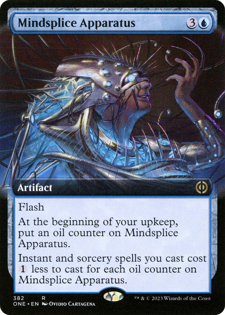 Mindsplice Apparatus (Extended Art) [Phyrexia: All Will Be One] | GrognardGamesBatavia