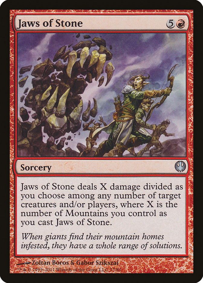 Jaws of Stone [Duel Decks: Knights vs. Dragons] | GrognardGamesBatavia