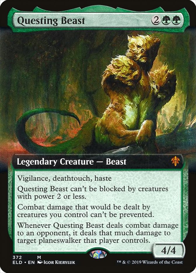 Questing Beast (Extended Art) [Throne of Eldraine] | GrognardGamesBatavia