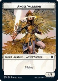 Angel Warrior // Hydra Double-Sided Token [Zendikar Rising Tokens] | GrognardGamesBatavia