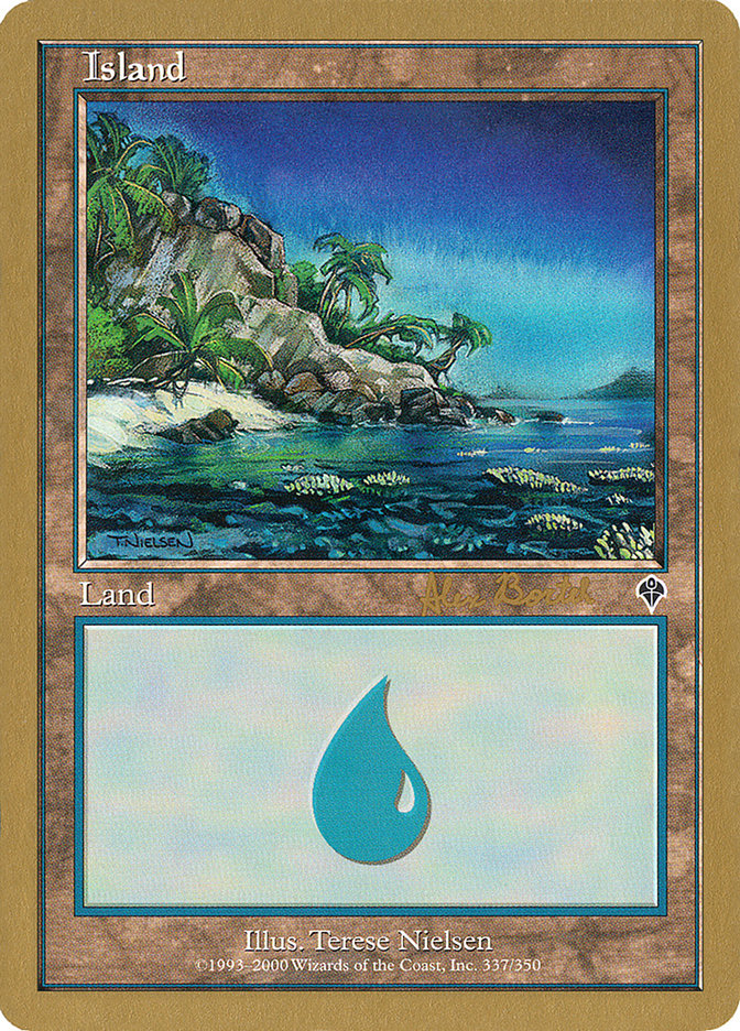 Island (ab337) (Alex Borteh) [World Championship Decks 2001] | GrognardGamesBatavia