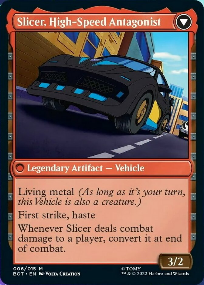 Slicer, Hired Muscle // Slicer, High-Speed Antagonist [Universes Beyond: Transformers] | GrognardGamesBatavia