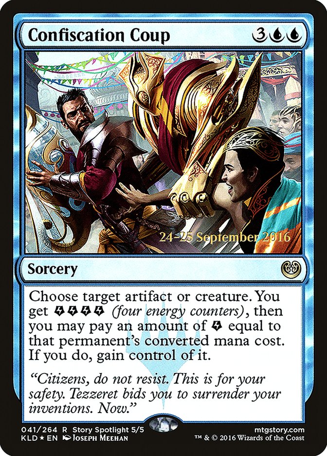 Confiscation Coup [Kaladesh Prerelease Promos] | GrognardGamesBatavia