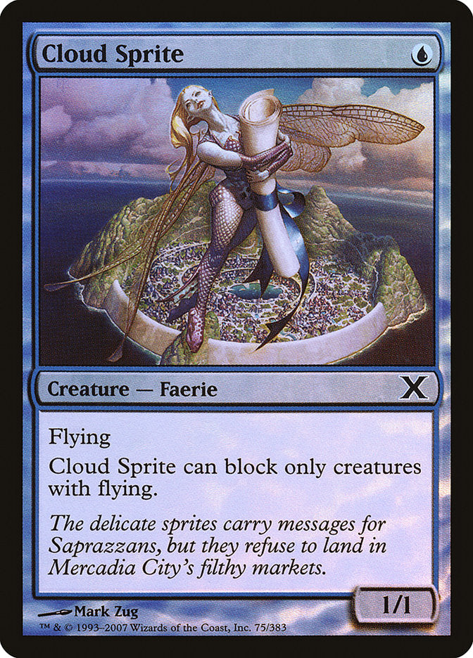 Cloud Sprite (Premium Foil) [Tenth Edition] | GrognardGamesBatavia