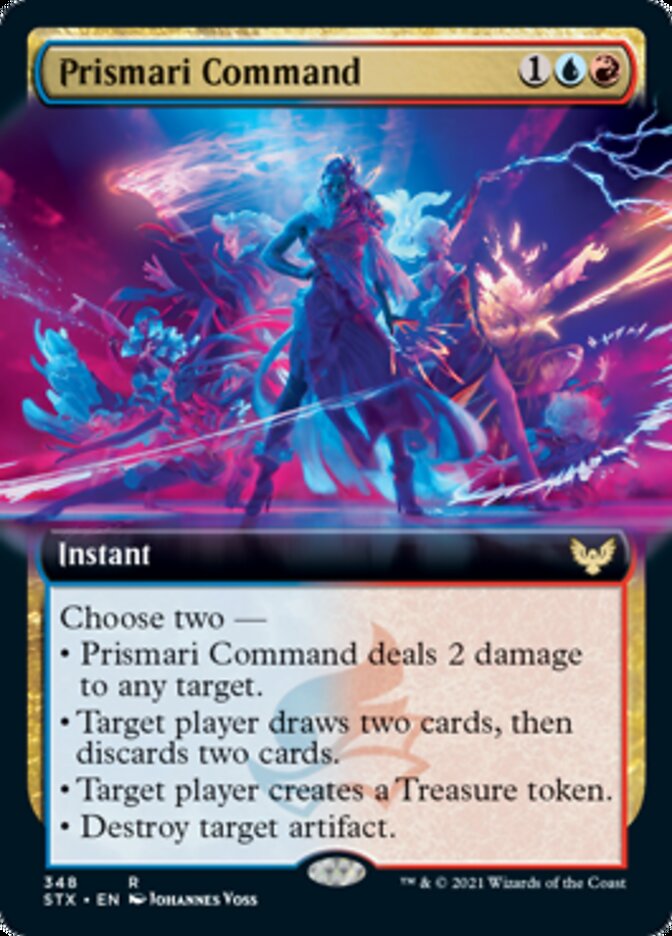 Prismari Command (Extended Art) [Strixhaven: School of Mages] | GrognardGamesBatavia