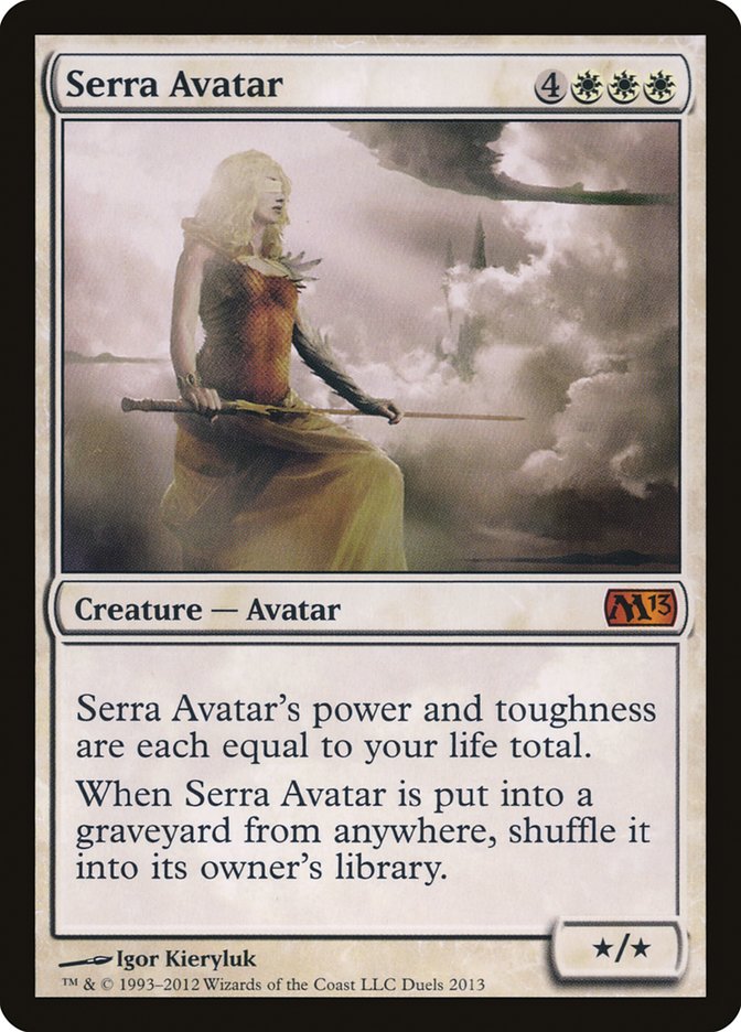 Serra Avatar (Duels of the Planeswalkers Promos) [Duels of the Planeswalkers Promos 2012] | GrognardGamesBatavia