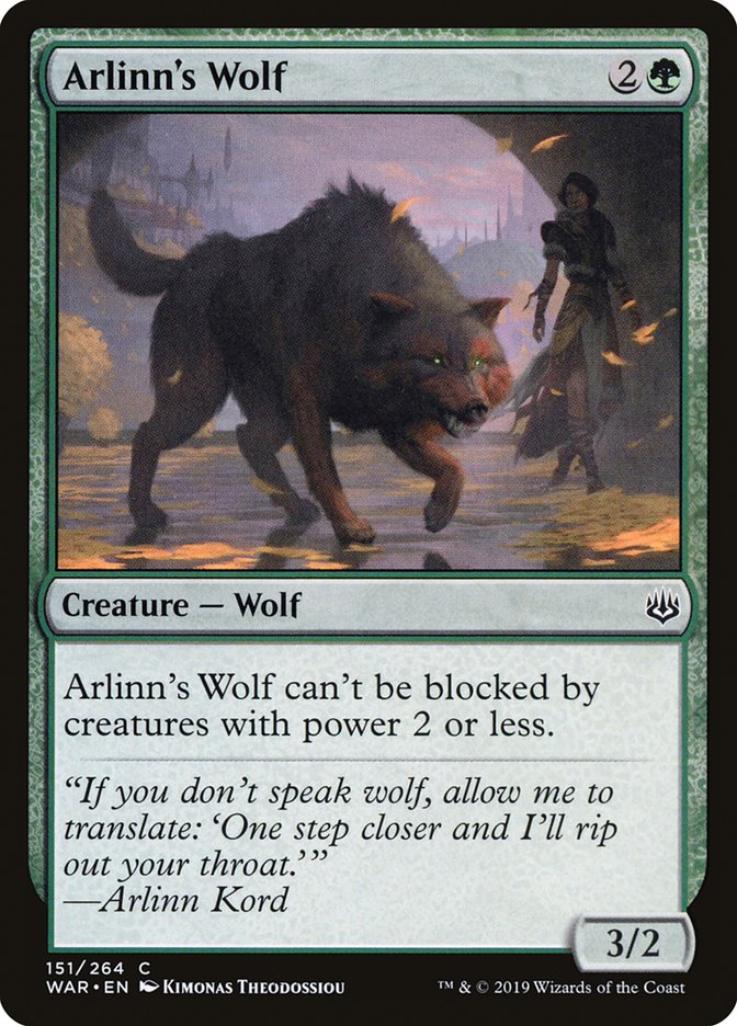 Arlinn's Wolf [War of the Spark] | GrognardGamesBatavia