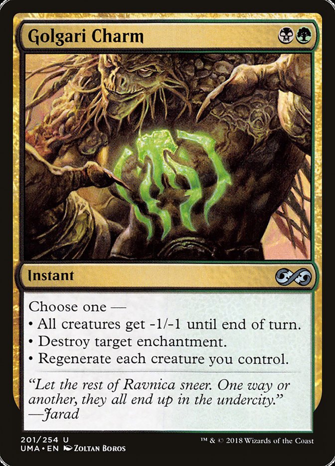 Golgari Charm [Ultimate Masters] | GrognardGamesBatavia