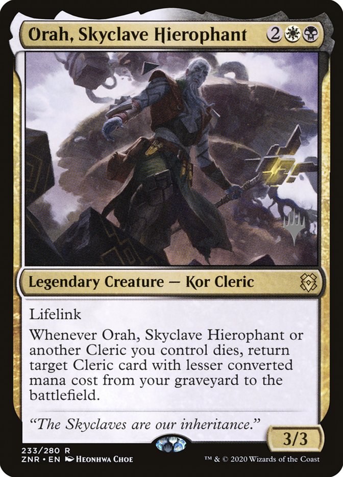 Orah, Skyclave Hierophant (Promo Pack) [Zendikar Rising Promos] | GrognardGamesBatavia