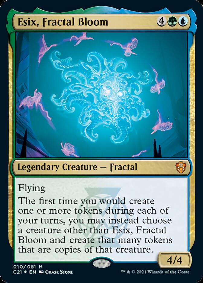 Esix, Fractal Bloom [Commander 2021] | GrognardGamesBatavia