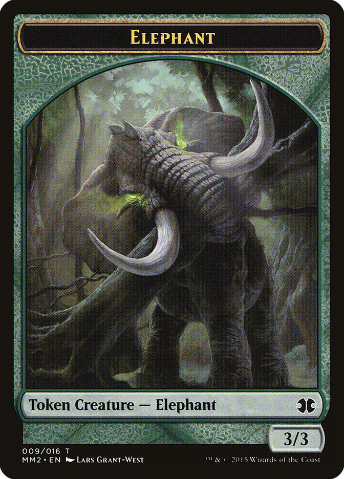 Elephant Token [Modern Masters 2015 Tokens] | GrognardGamesBatavia