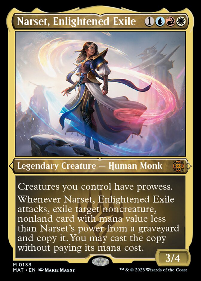 Narset, Enlightened Exile (Foil Etched) [March of the Machine: The Aftermath] | GrognardGamesBatavia