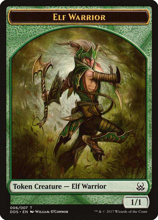 Elf Warrior Token [Duel Decks: Mind vs. Might Tokens] | GrognardGamesBatavia