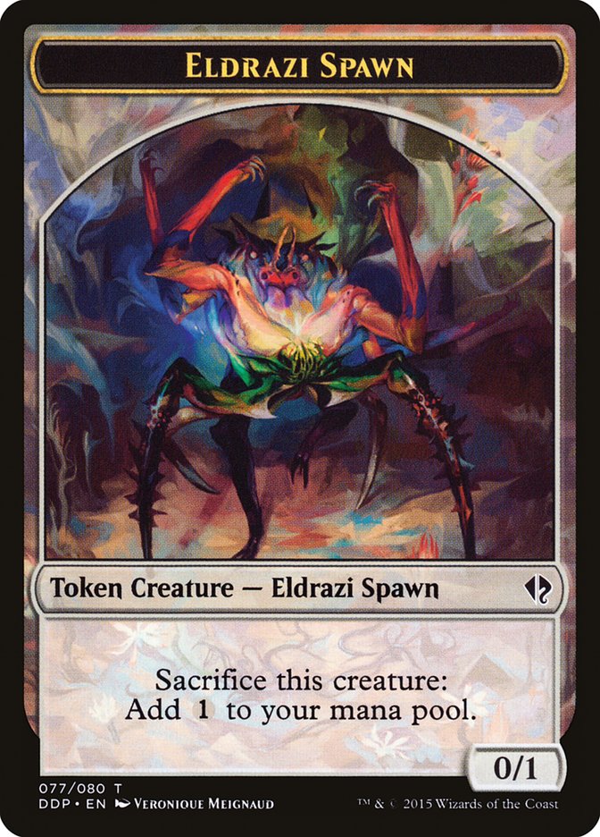 Eldrazi Spawn Token (077/080) [Duel Decks: Zendikar vs. Eldrazi] | GrognardGamesBatavia