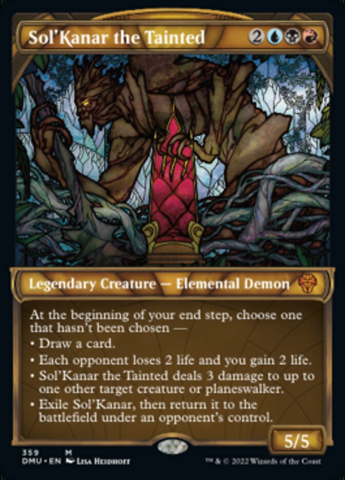 Sol'Kanar the Tainted (Showcase Textured) [Dominaria United] | GrognardGamesBatavia