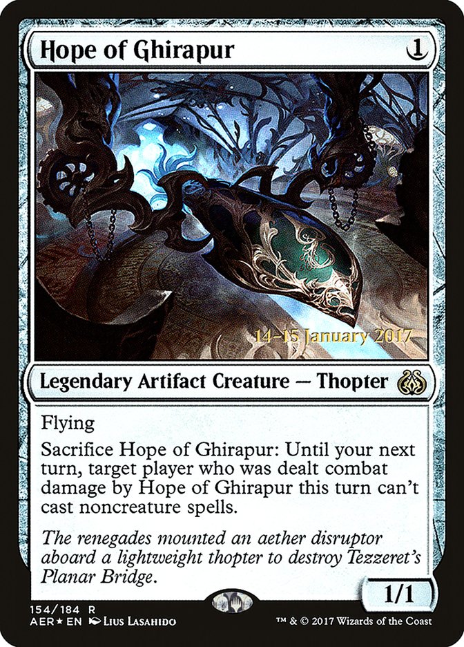 Hope of Ghirapur [Aether Revolt Prerelease Promos] | GrognardGamesBatavia