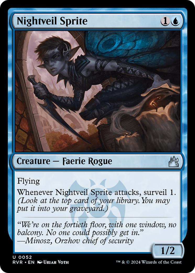 Nightveil Sprite [Ravnica Remastered] | GrognardGamesBatavia