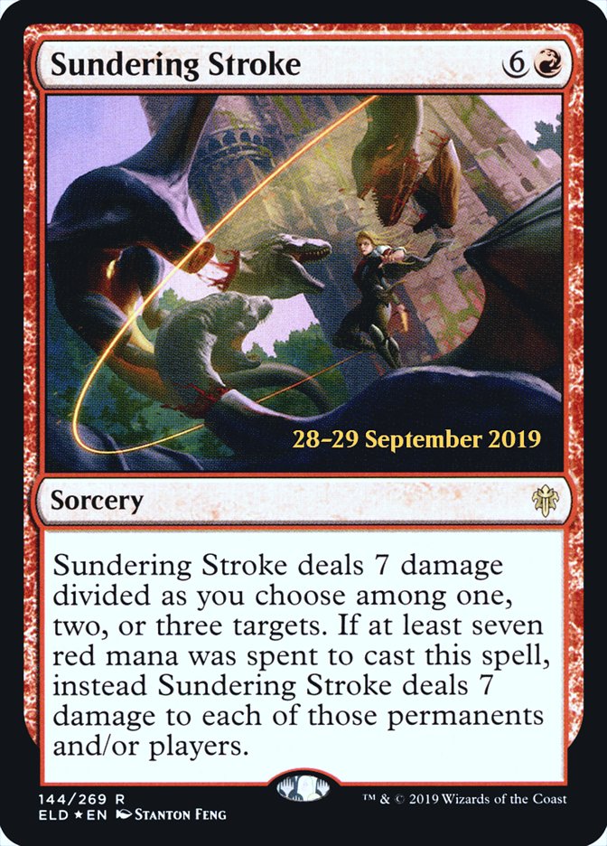 Sundering Stroke [Throne of Eldraine Prerelease Promos] | GrognardGamesBatavia