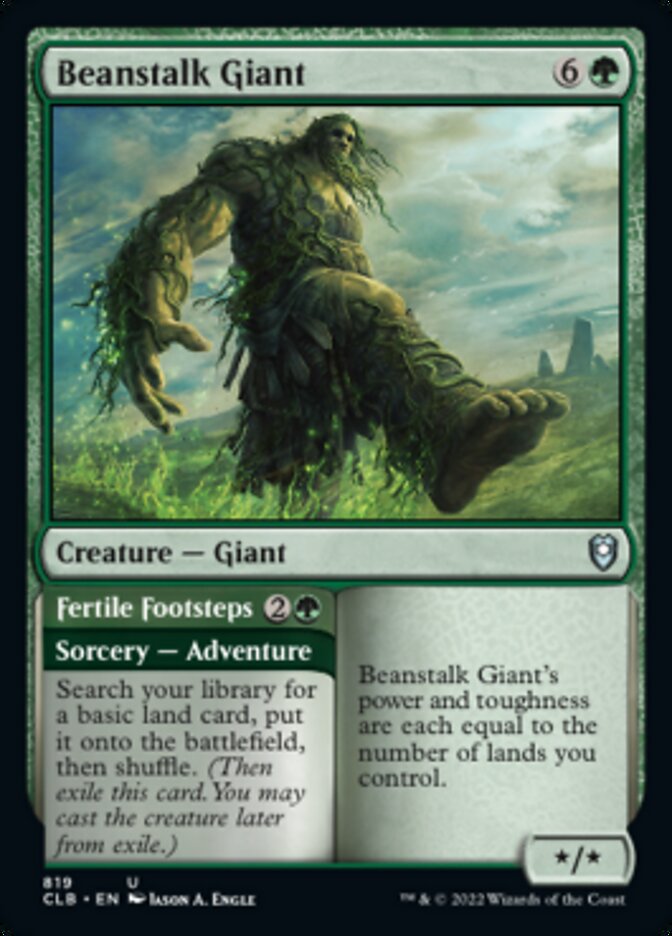 Beanstalk Giant // Fertile Footsteps [Commander Legends: Battle for Baldur's Gate] | GrognardGamesBatavia