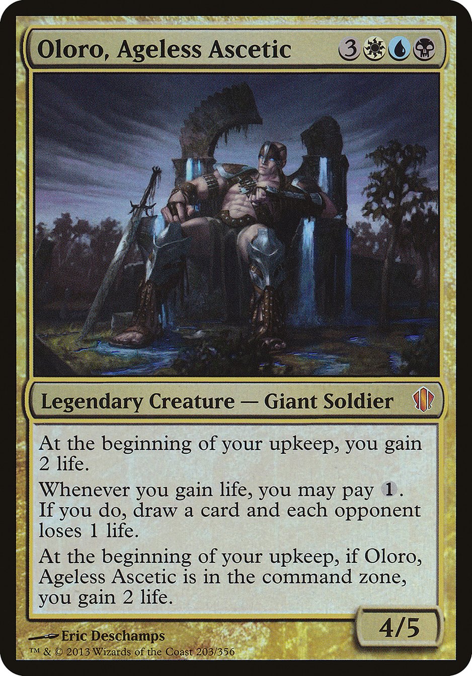 Oloro, Ageless Ascetic (Oversized) [Commander 2013 Oversized] | GrognardGamesBatavia