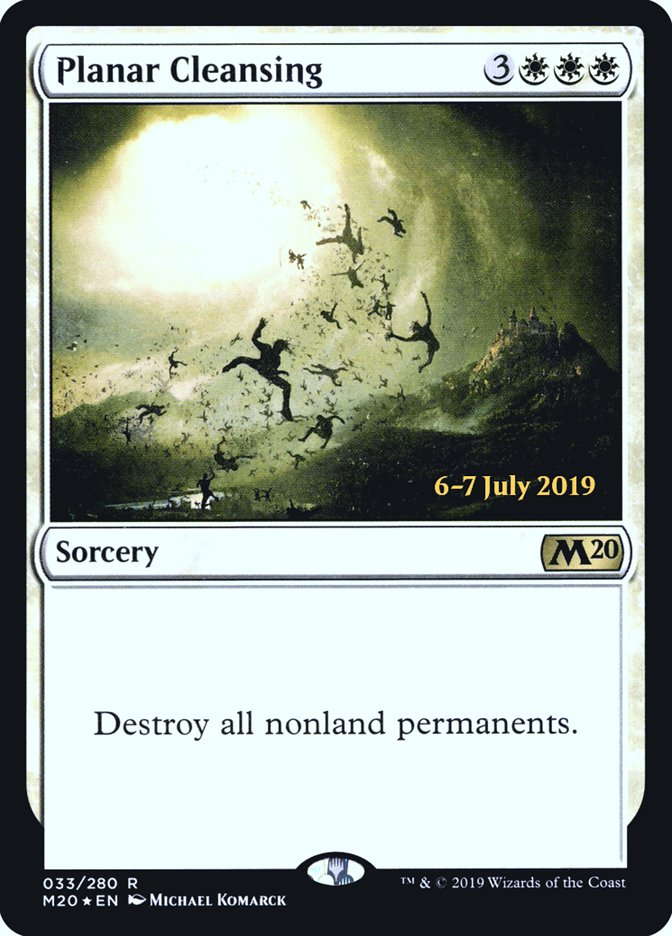 Planar Cleansing [Core Set 2020 Prerelease Promos] | GrognardGamesBatavia